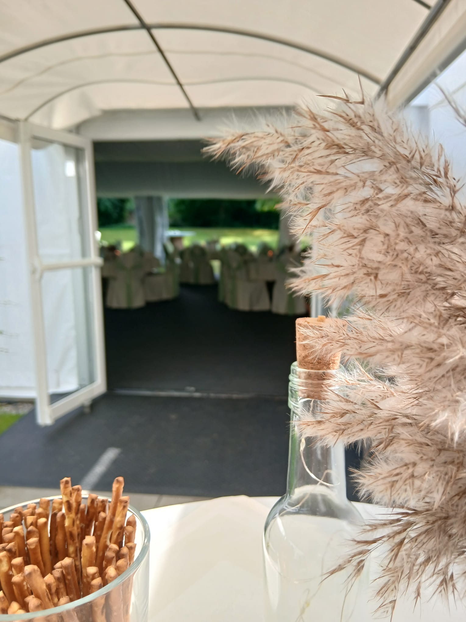 Hotel am Schloss, Aussenansicht Zelt 
