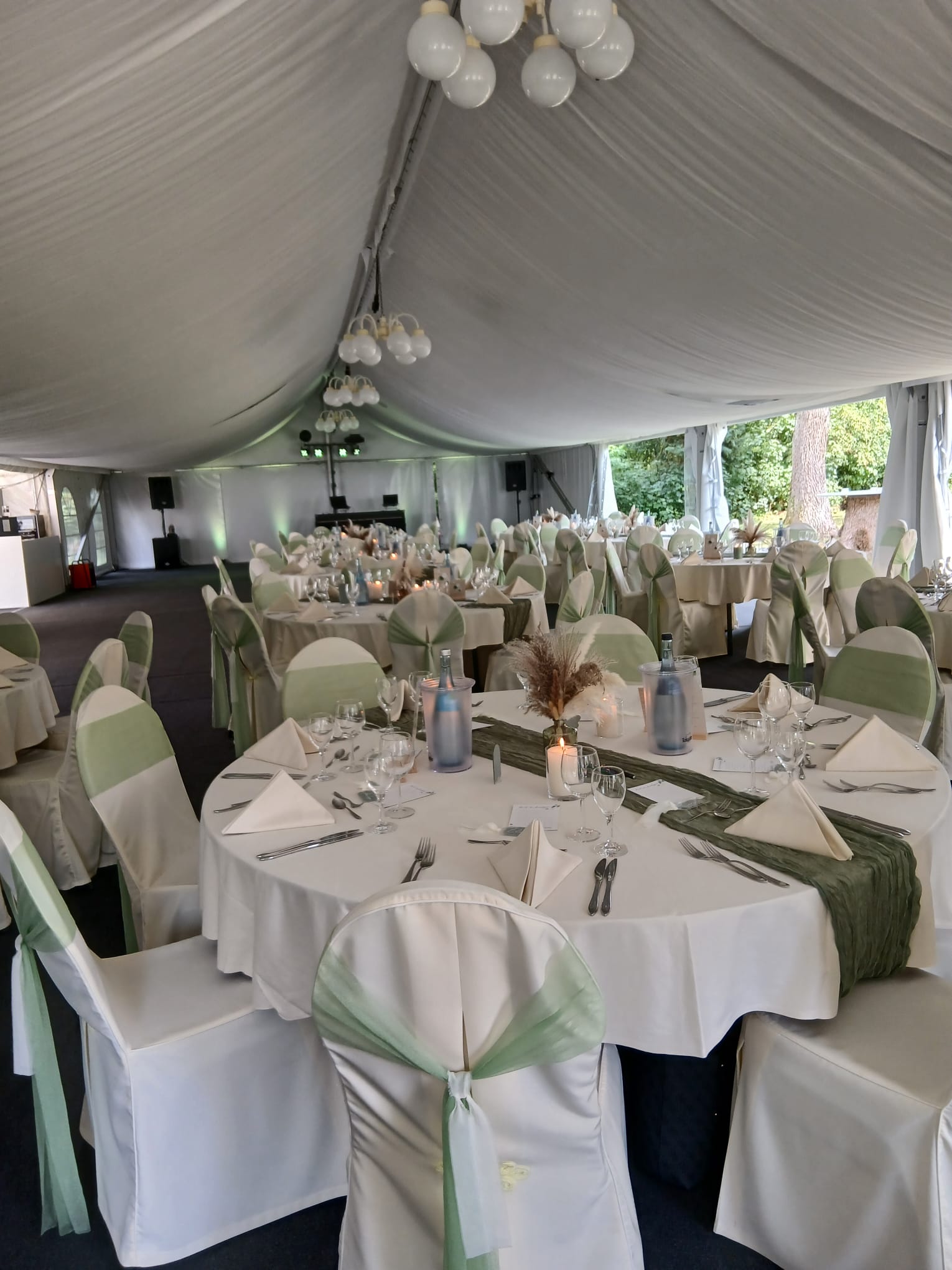 Hotel am Schloss, Innenansicht Zelt 