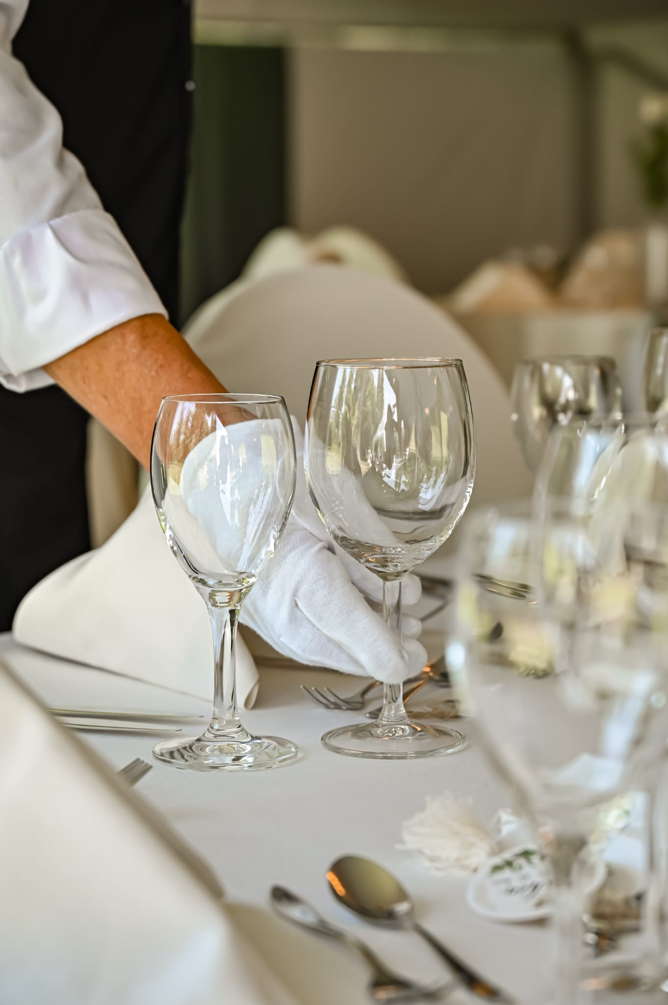 Hotel am Schloss, Innenansicht Zelt Tisch