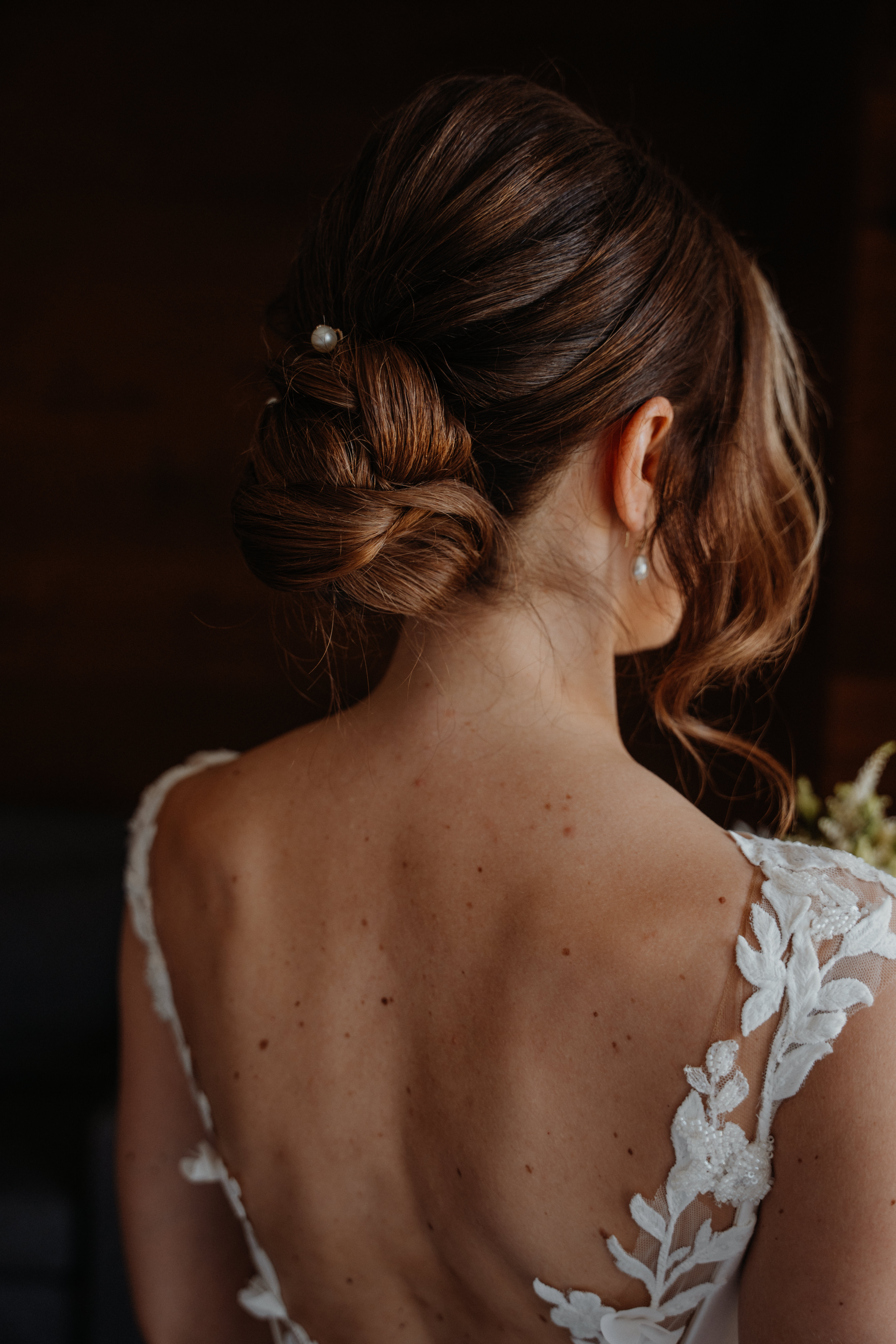 low bun modern 